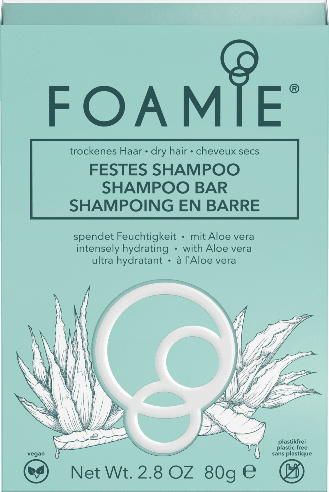 FOAMIE Festes Shampoo Trockenes Haar, 80 G