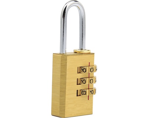 Hornbach Brass combination lock 20 mm