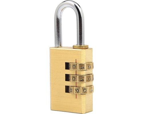 Hornbach Combination lock brass 30 mm