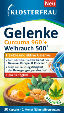 Klosterfrau Joints Curcuma + incense, 23 g