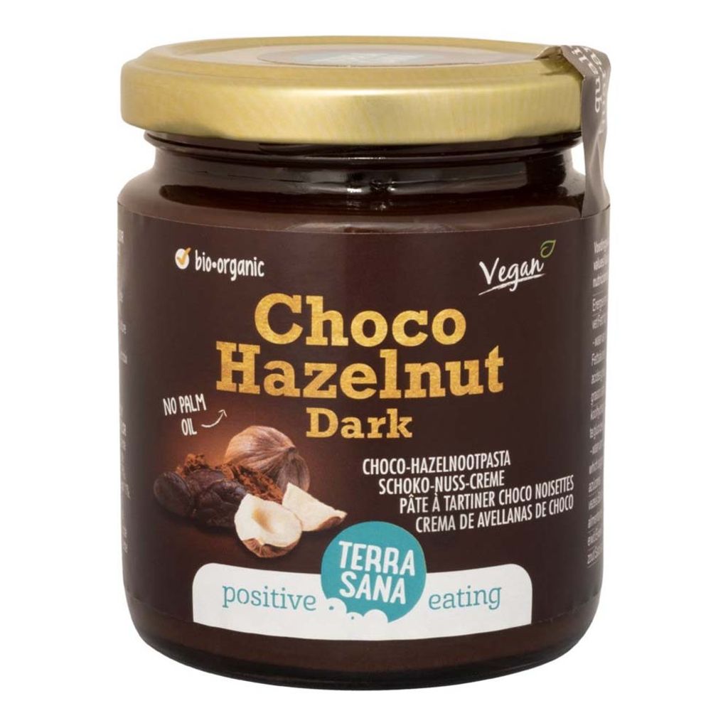Terrasana Dark chocolate cocoa-hazelnut cream 250g