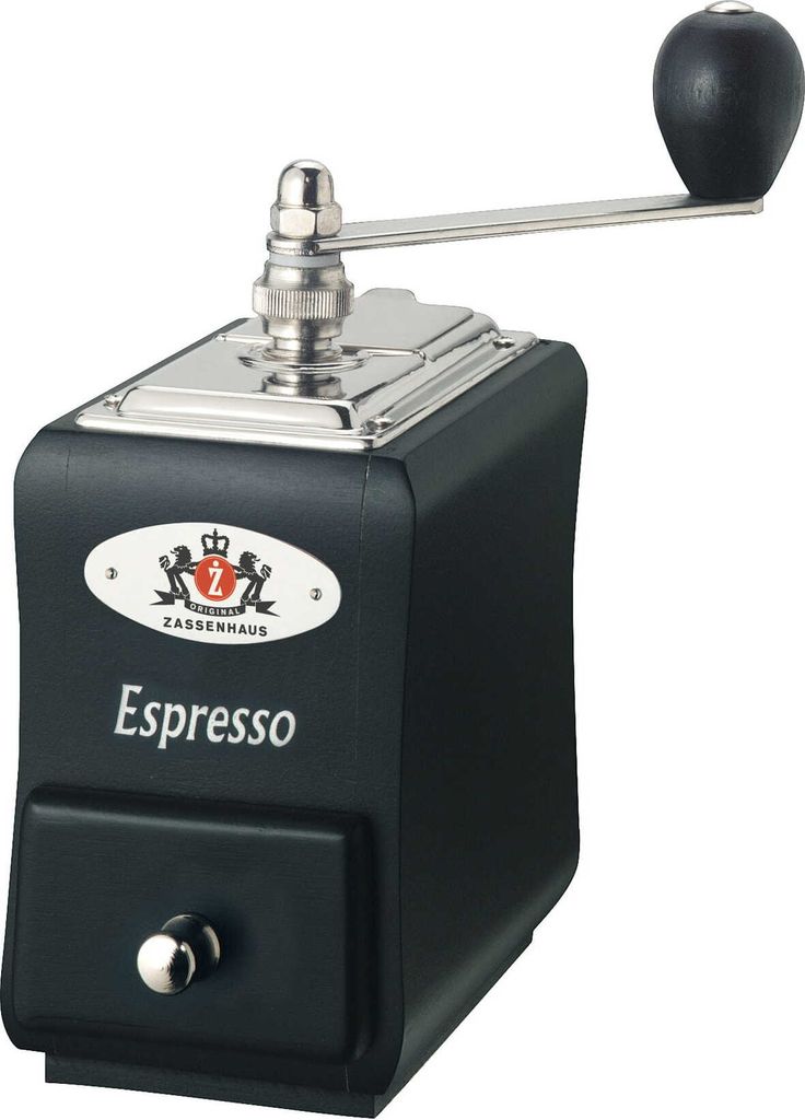 Zassenhaus espresso grinder Santiago black