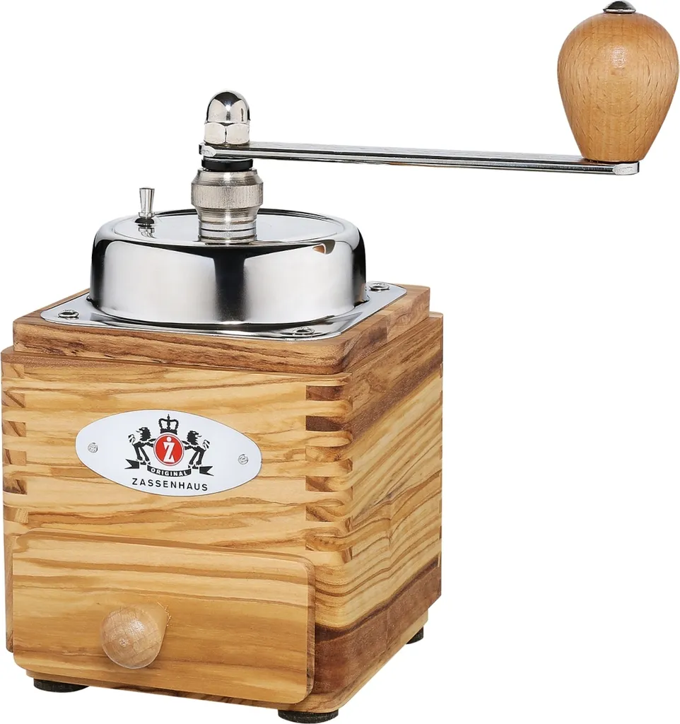 Zassenhaus Montevideo Olive Wood Coffee Grinder