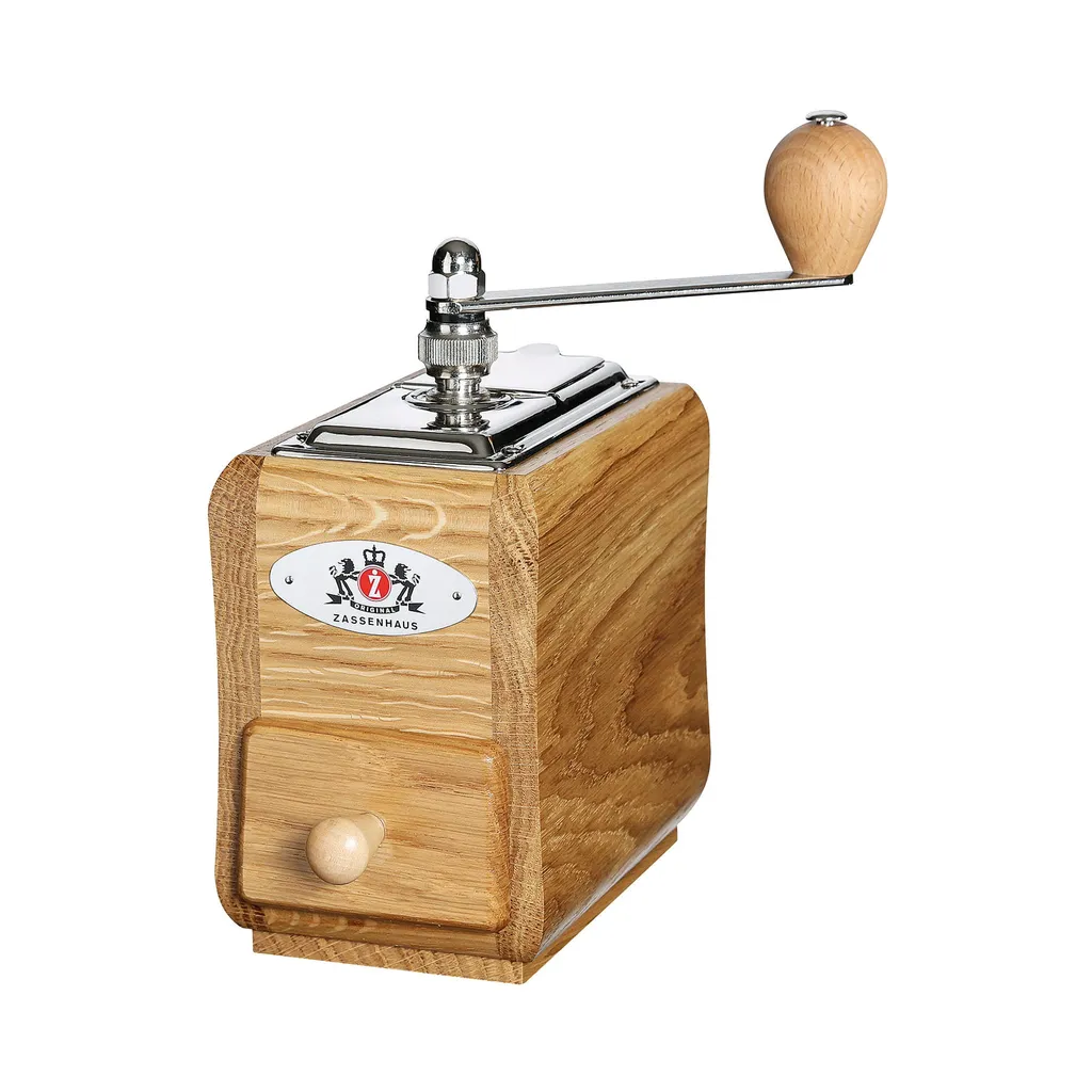 Zassenhaus Santiago coffee grinder, natural oak