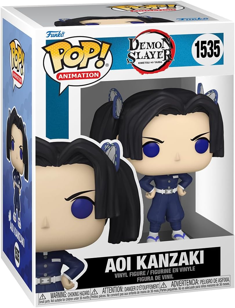 Funko POP! Animation: Demon Slayer - Aoi Kanzaki - 1/6 Quote for Rare Chase Variant - Vinyl Collectible Figure - Gift Idea - Official Merchandise - Toy for Children and Adults - Anime Fans