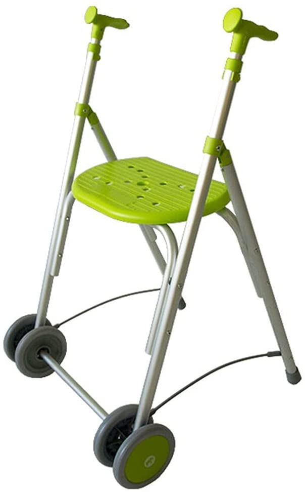 Forta C30 Aluminium Folding Rollator with Adjustable Height, Pistachio Colour