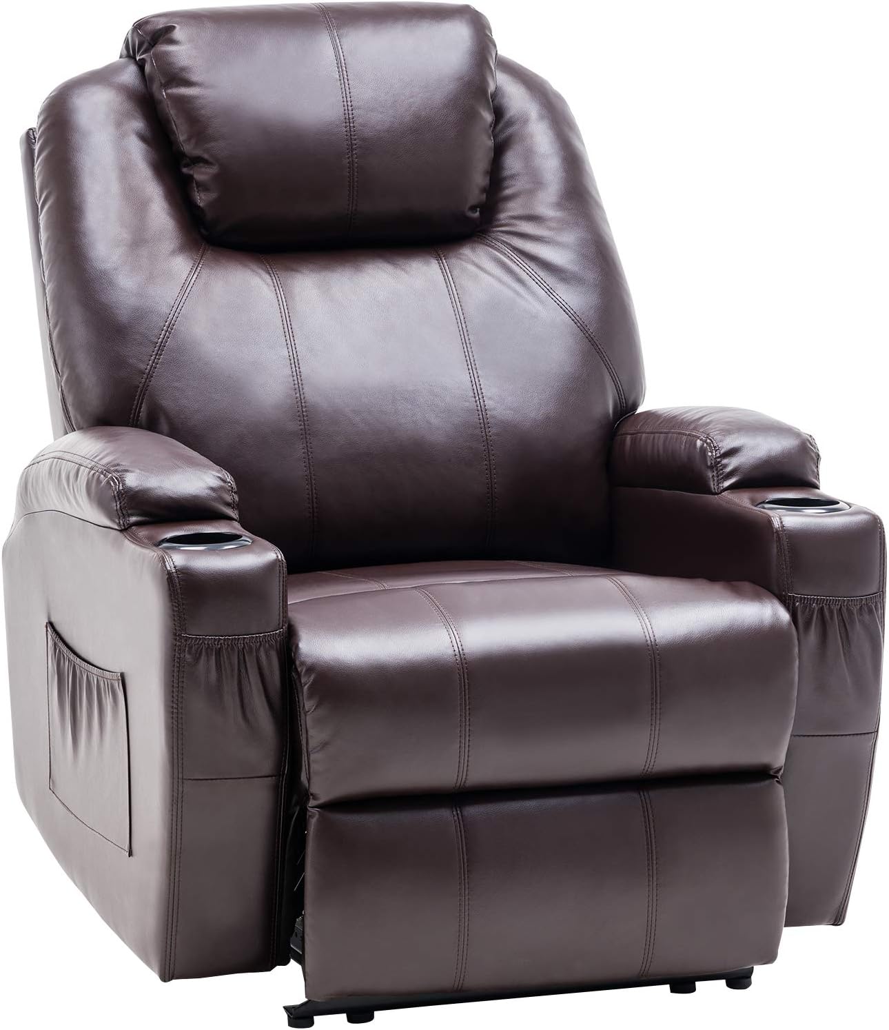 MCombo Store MCombo Electric Relaxing Chair, Massage Chair, Television Chair, Reclining Function, Vibration, Heater 7061