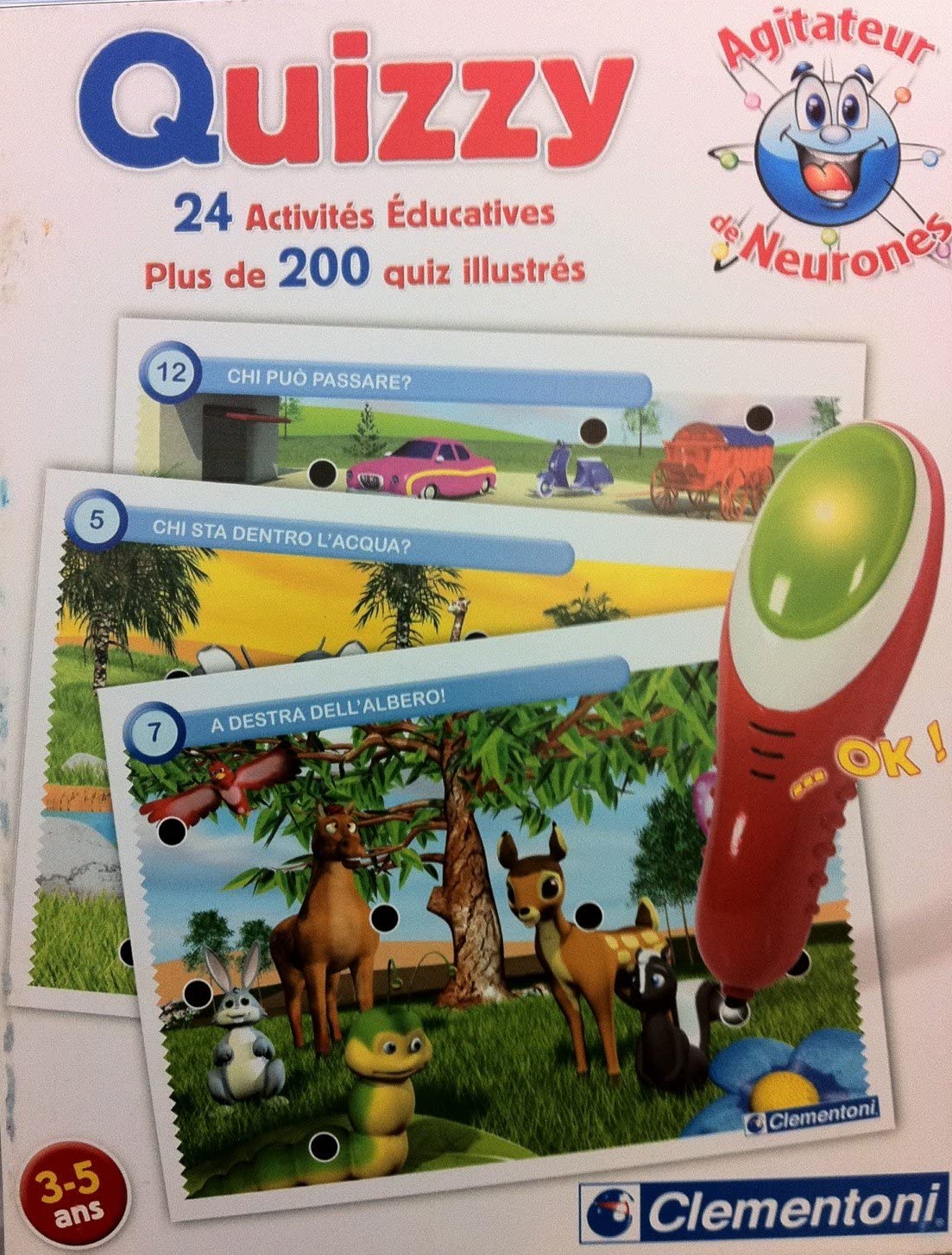 Clementoni - 62100.2 - Scientific Games And Quizzy A.D.N.
