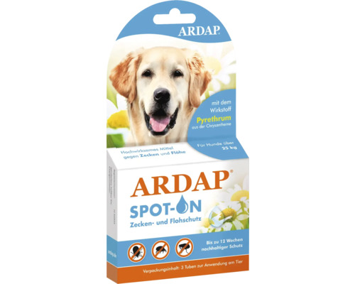 ARDAP Spot-On tick and flea protection for dogs over 25 kg