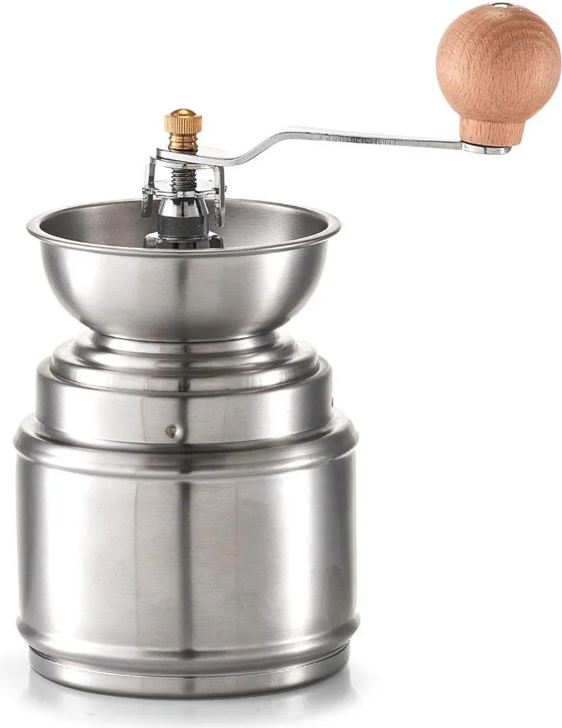 Zeller coffee grinder, stainless steel, Ø9.5 x 16/22 cm, 27219
