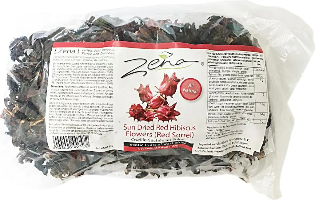 Zena Hibiscus Flower red dried 125g