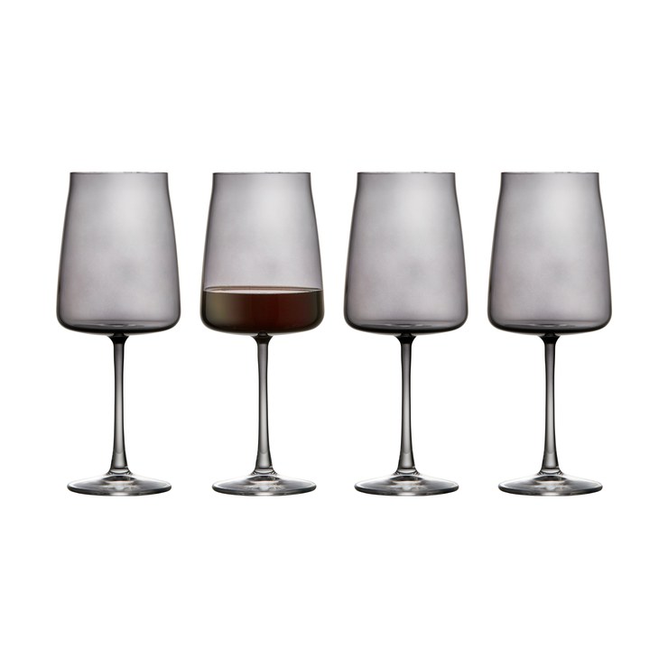 Lyngby Glas Zero red wine glass 54 cl pack of 4