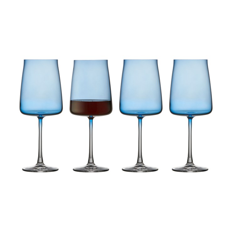 Lyngby Glas Zero red wine glass 54 cl pack of 4
