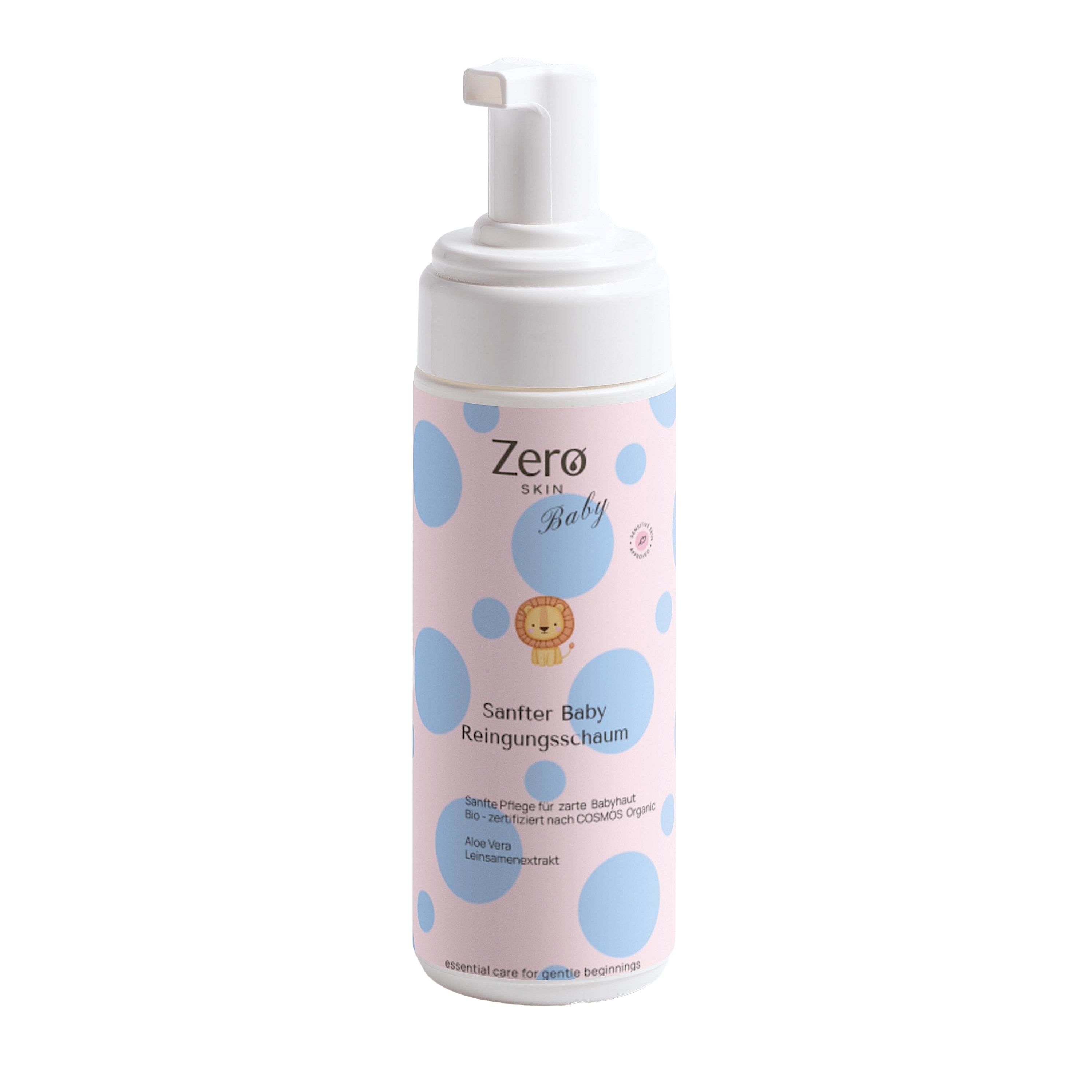 Zero Skin Gentle Baby Cleansing Foam, soap-free, soothing for sensitive baby skin 150 ml
