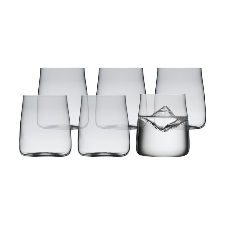 Lyngby Glas Zero water glass 42 cl pack of 6