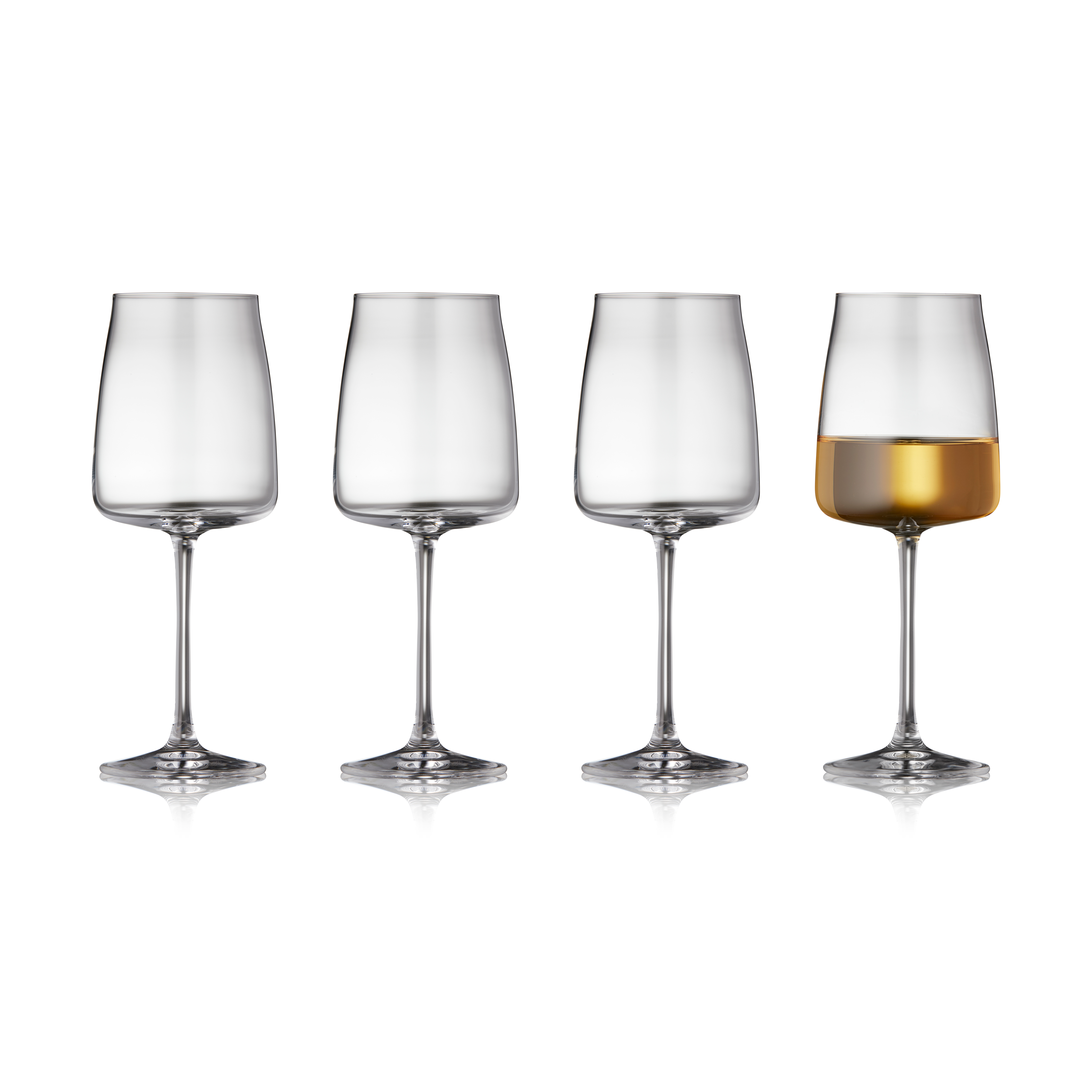 Lyngby Glas Zero white wine glass 43 cl 4-pack