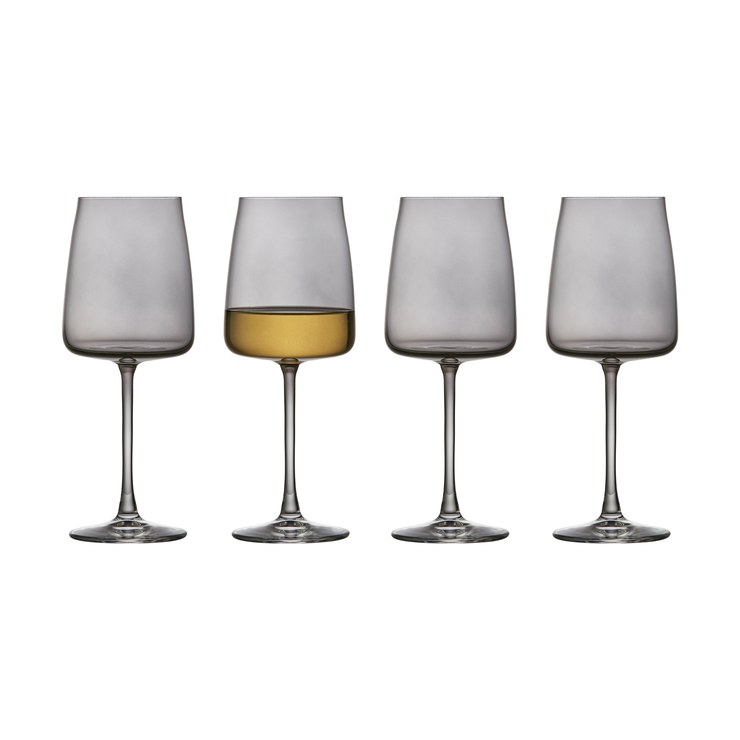 Lyngby Glas Zero white wine glass 43 cl pack of 4