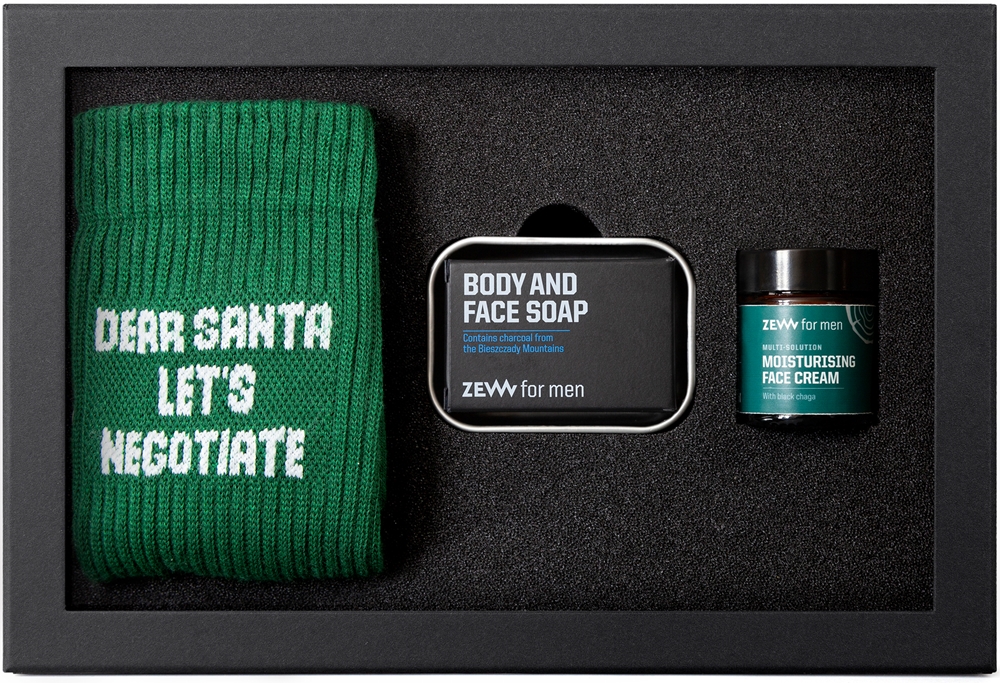Zew For Men Face and Body Set Gift set with moisturizing effect for men
