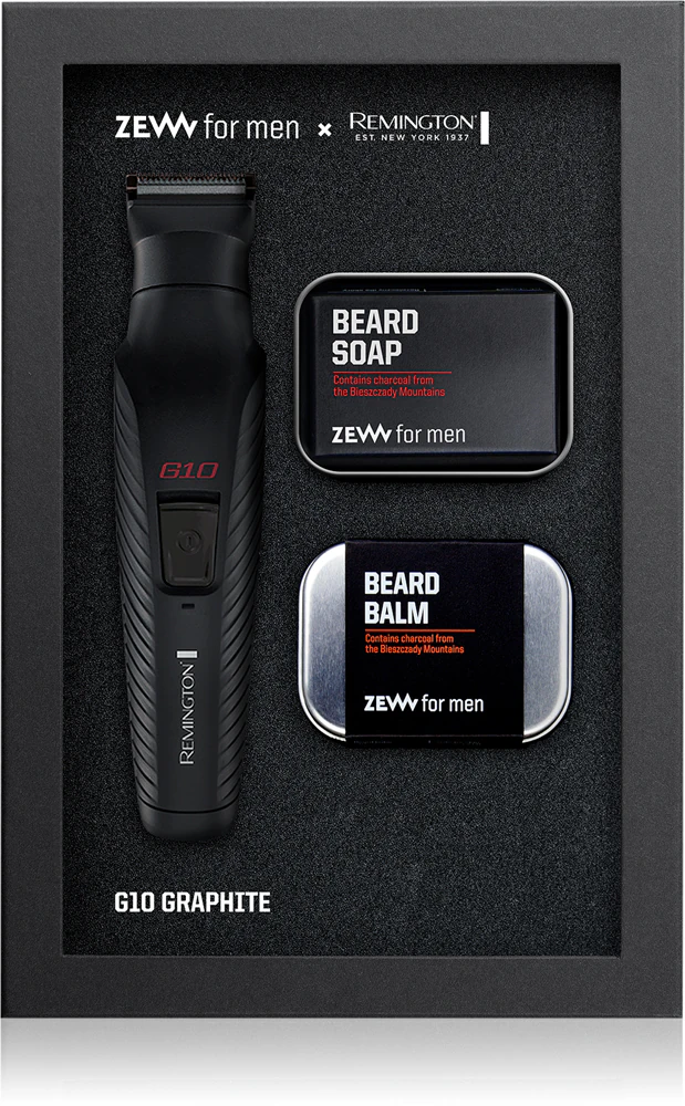 Zew For Men Remington G10 Graphite Trimmer Set for Beard and Body