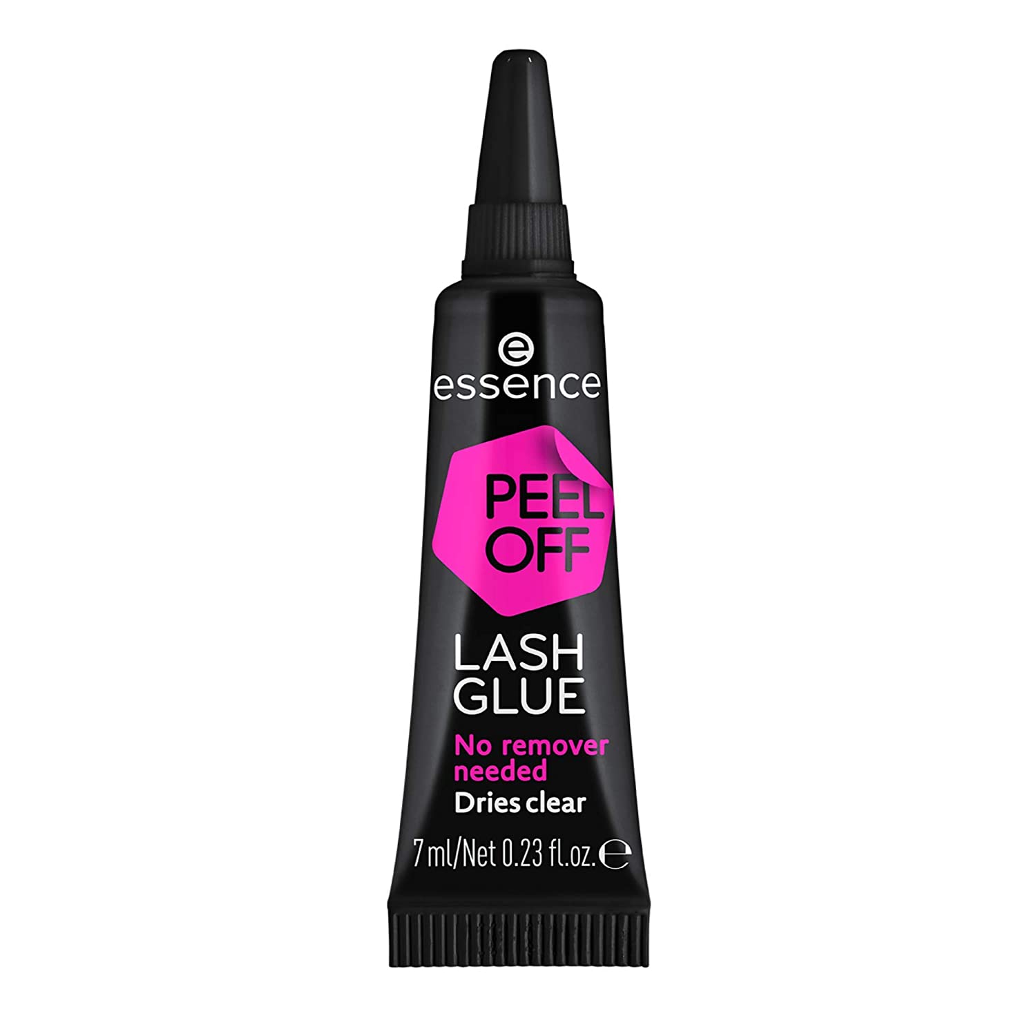 essence cosmetics essence Peel Off Lash Glue, Fake Lashes Accessories, No Remover Needed, Dries Clear, Transparent, Translucent, Vegan, Nanoparticles Free, Complies with our Clean Beauty Standard (7 ml)