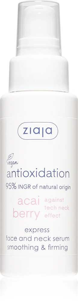 Ziaja Acai Berry smoothing serum to moisturize and brighten the skin