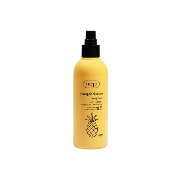 Ziaja Pineapple Body Mist with Caffeine Spray 200 ml