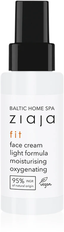 Ziaja Baltic Home Spa Fit light cream with moisturizing effect