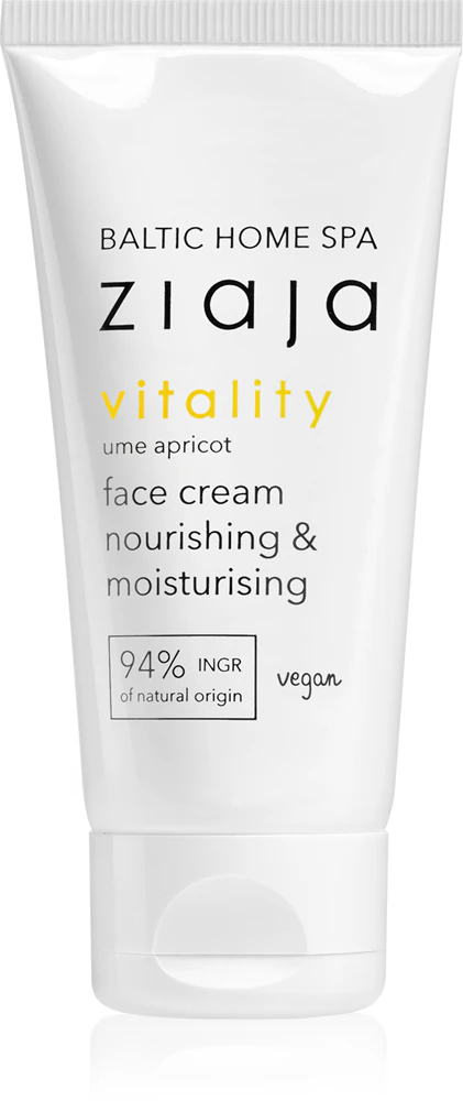 Ziaja Baltic Home Spa Vitality hydrating and nourishing cream for the face