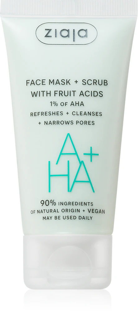 Ziaja Face Mask + Scrub with Fruit Acids Peeling Mask