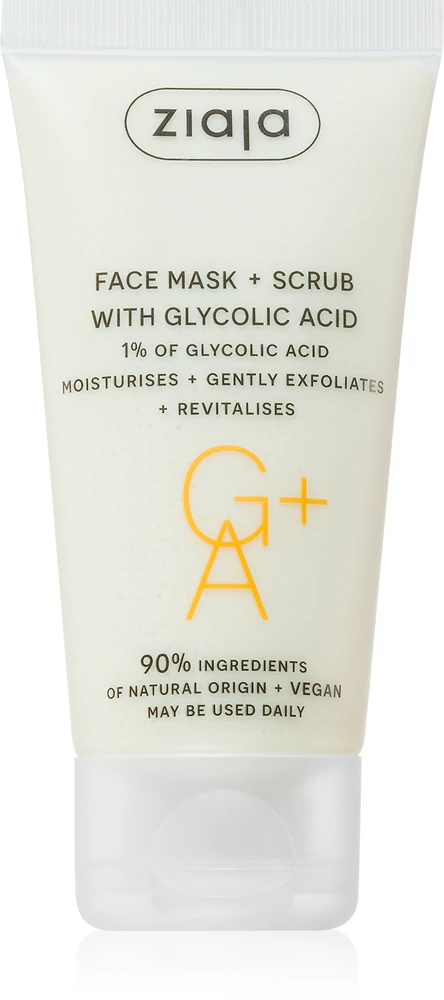 Ziaja Face Mask + Scrub with Glycolic Acid Peeling Mask