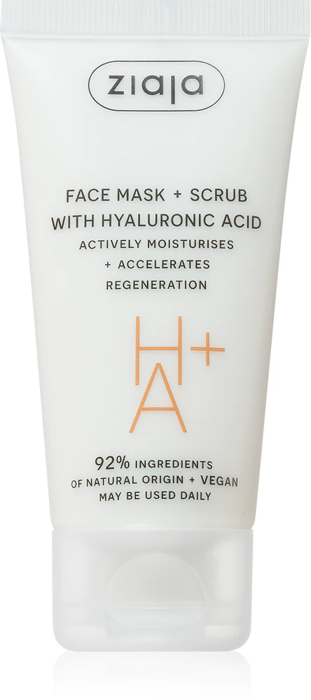 Ziaja Face Mask + Scrub with Hyaluronic Acid Peeling Mask