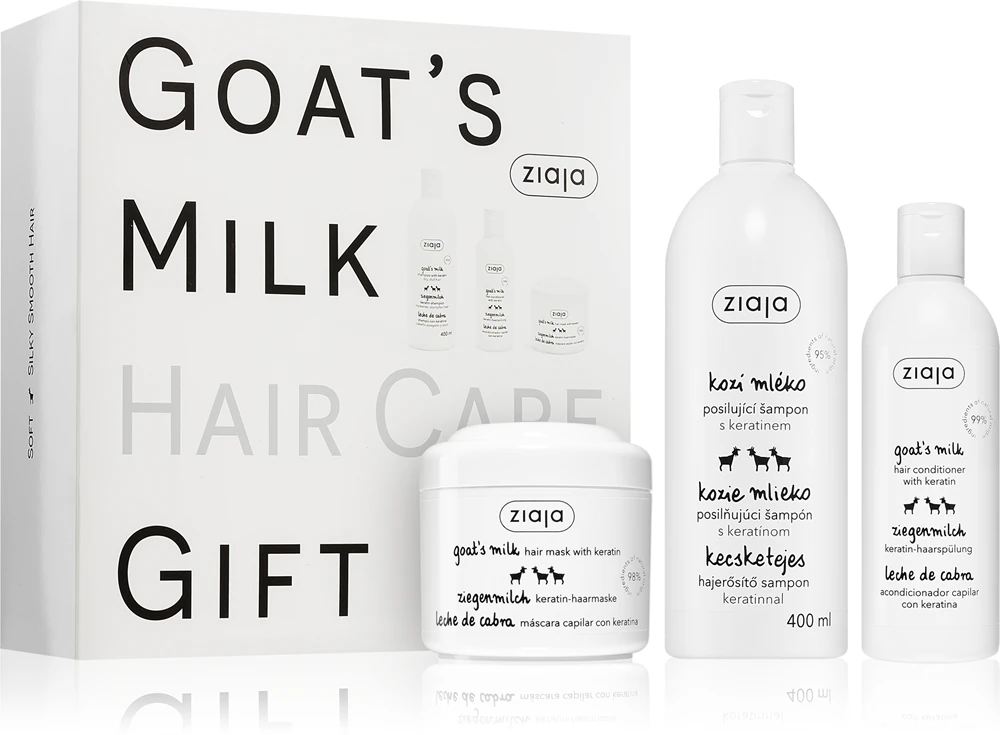 Ziaja Goats Milk Gift Set (for dry and damaged hair)