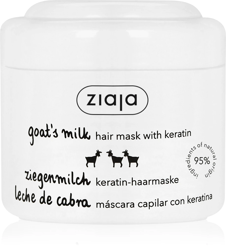 Ziaja Goats Milk strengthening mask for dry and damaged hair