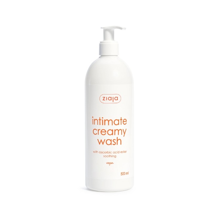 Ziaja Intima Creamy Intimate Hygiene Liquid with Ascorbic Acid 500 ml
