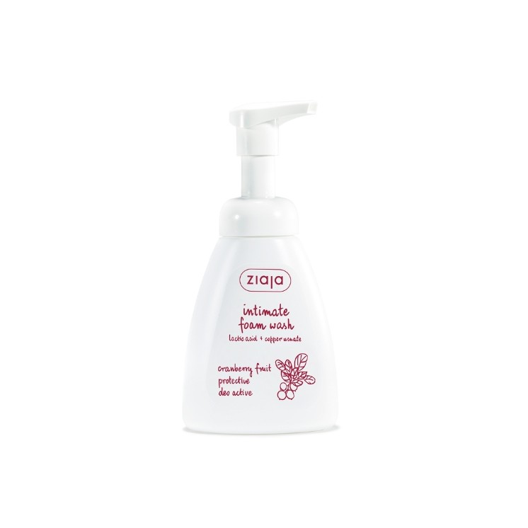 Ziaja Intima Normalizing Intimate Hygiene Foam Cranberry Nectar 250 ml
