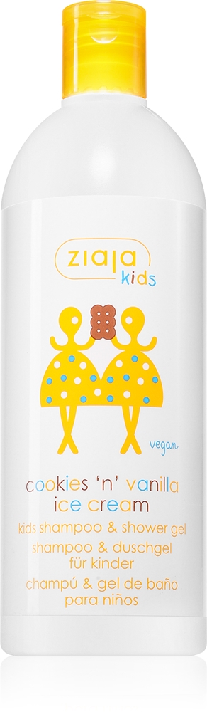Ziaja Kids Cookies n Vanilla Ice Cream Shampoo and Wash Gel 2in1 for children