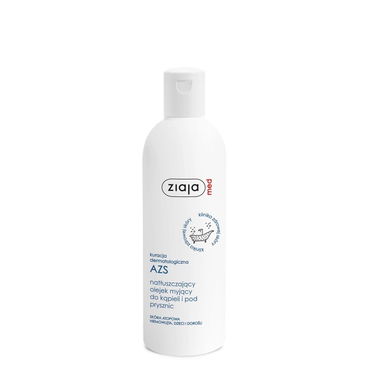 Ziaja Med AZS Dermatological Treatment Moisturizing Bath and Shower Oil 270 ml