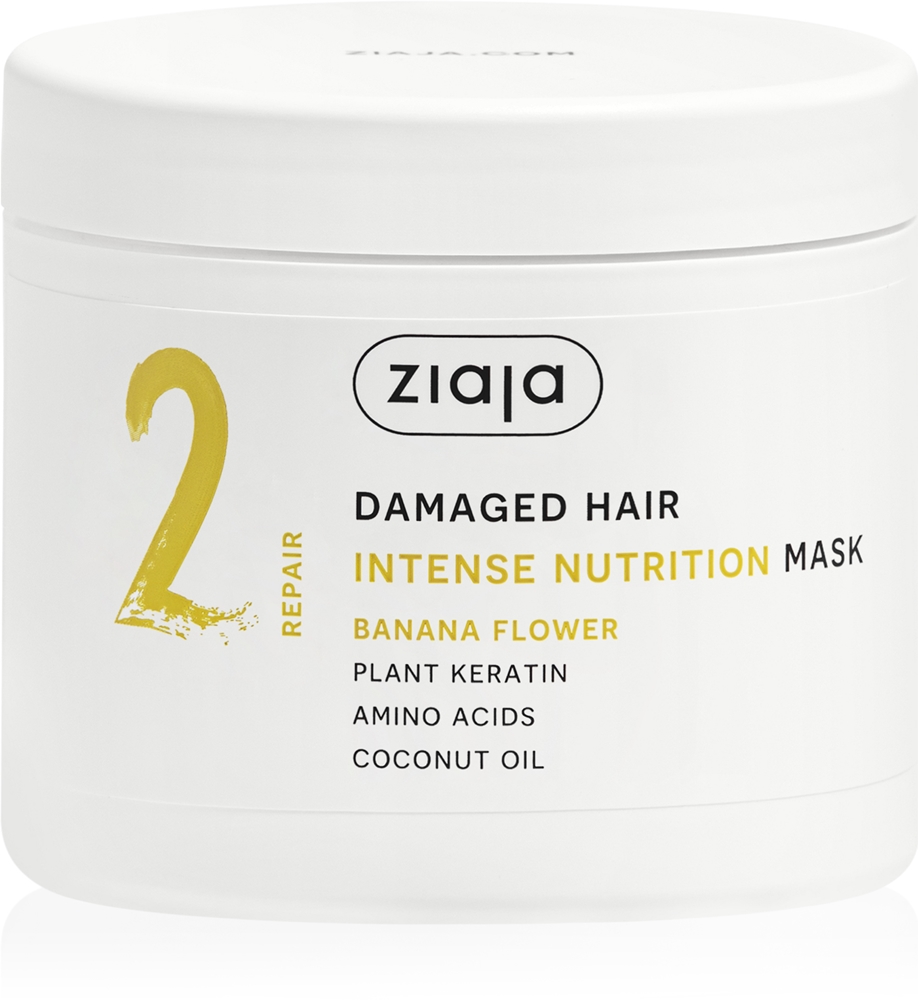 Ziaja Plant Essentials Banana Flower nourishing hair mask for damaged hair