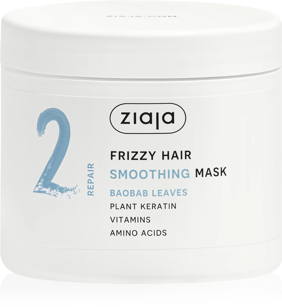 Ziaja Plant Essentials Baobab Leaves Smoothing Mask Curl Care for Curly Hair