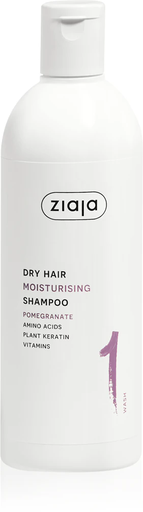 Ziaja Plant Essentials Pomegranate Hydrating Shampoo for Dry Hair