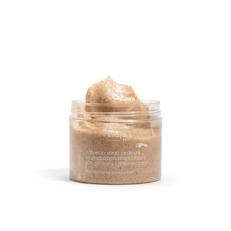 Ziaja Pro pedicure nourishing smoothing and softening foot scrub with glycerine and urea 300 ml