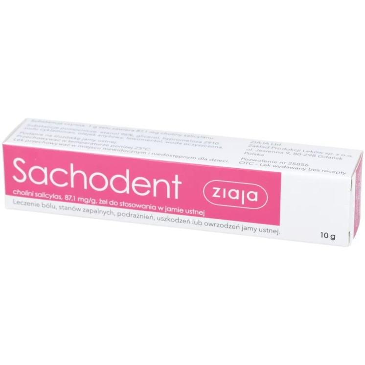 Ziaja Sachodent Oral Gel 10 g