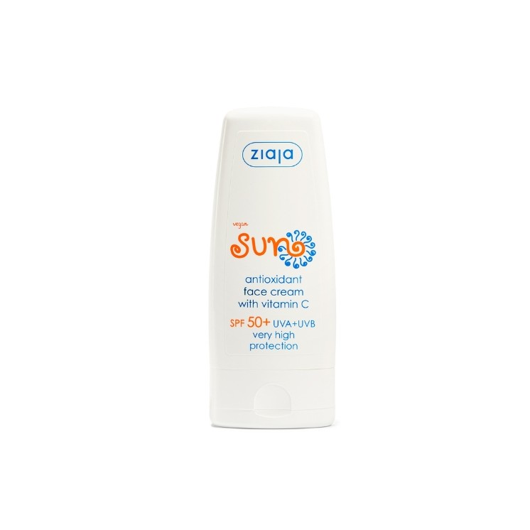 Ziaja Sun Antioxidant Face Cream with Vitamin C SPF50+ UVA + UVB Very High Protection 50 ml