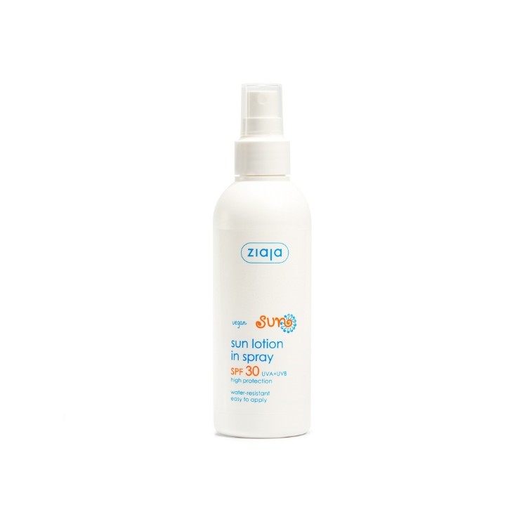 Ziaja Sun Moisturizing Sunscreen Spray Milk SPF30 UVA + UVB High Protection 170 ml
