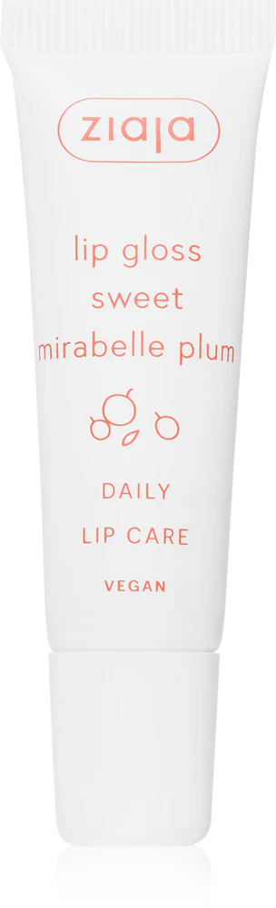 Ziaja Sweet Mirabelle Plum nourishing lip gloss