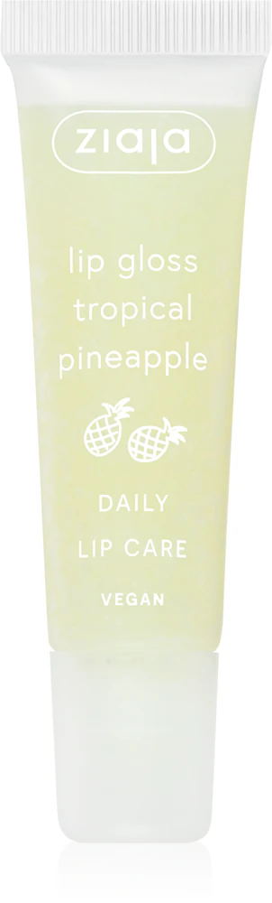 Ziaja Tropical Pineapple nourishing lip gloss
