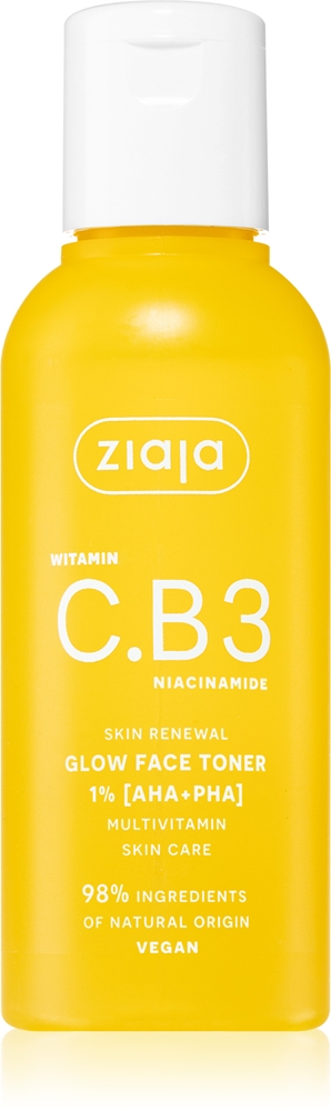 Ziaja Vitamin C.B3 Niacinamide Exfoliating Cleansing Tonic with Acids