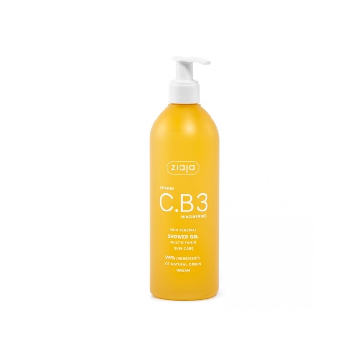 Ziaja Vitamin C.B3 Niacinamide Shower Gel 400 ml