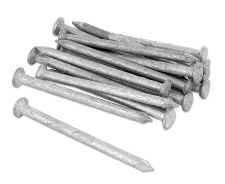 Zinc nails, set of 40 pieces