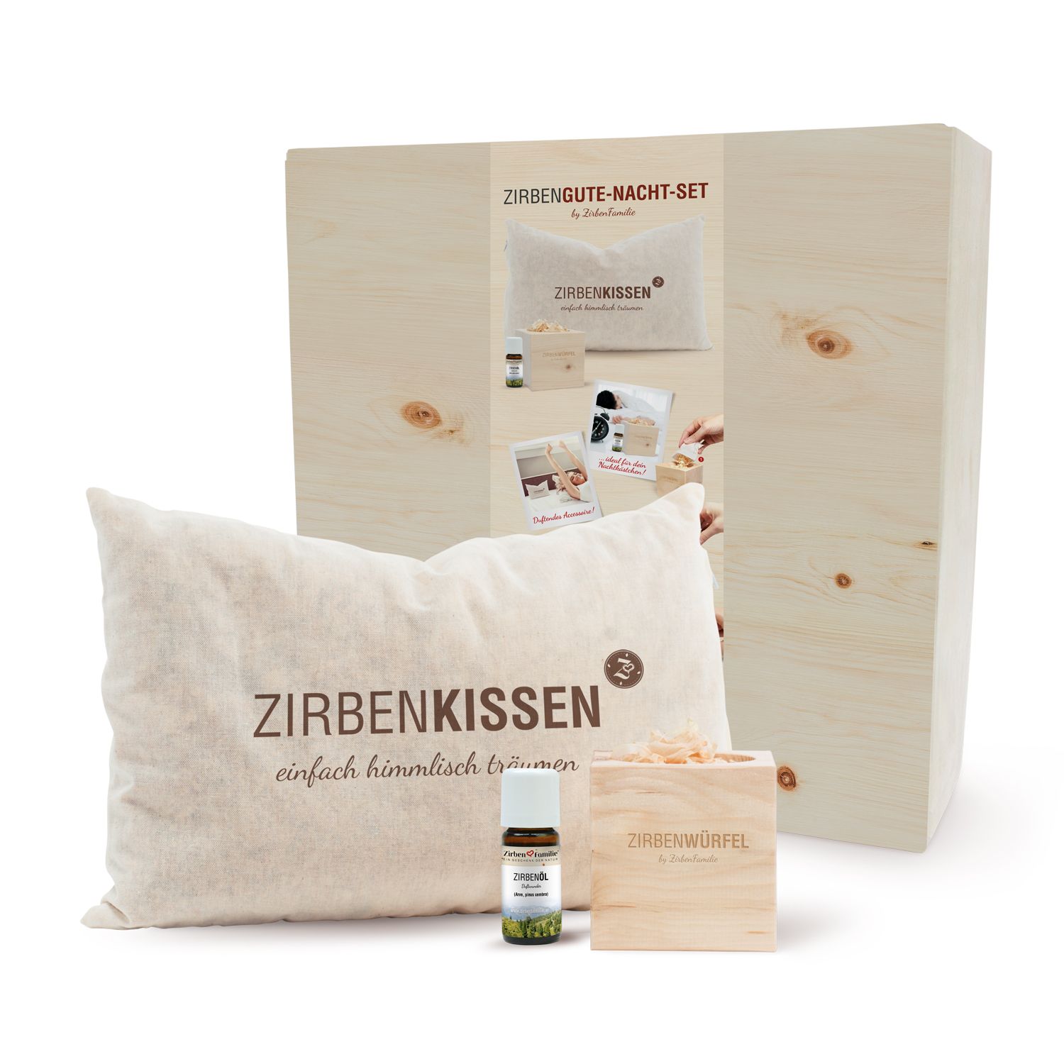 Swiss Pine Family Good Night Set